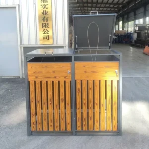 Galvanized Steel Waste Bin