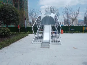 custom outdoor playground equipment wooden play hut structure