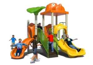 HDPE slide surface of commercial playground slide