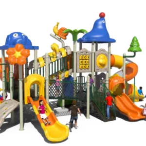 **Playground slide** installed in community park