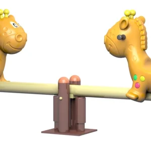 Playground seesaw for residential community