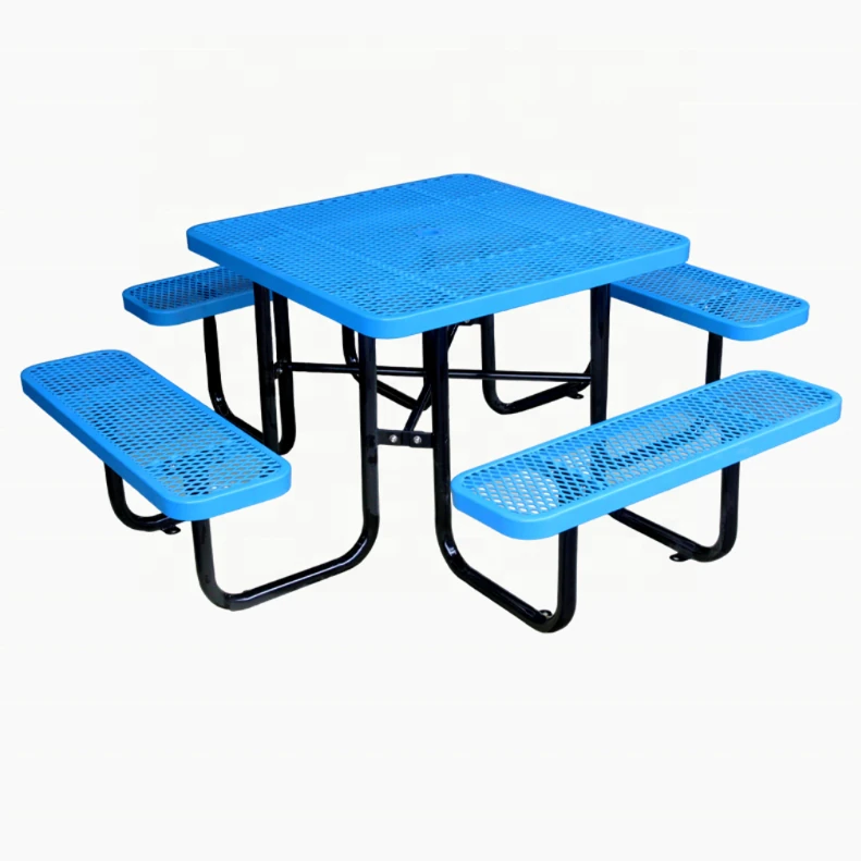 metal picnic table