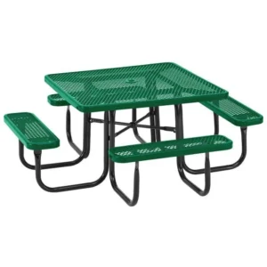 Square Metal Picnic Table