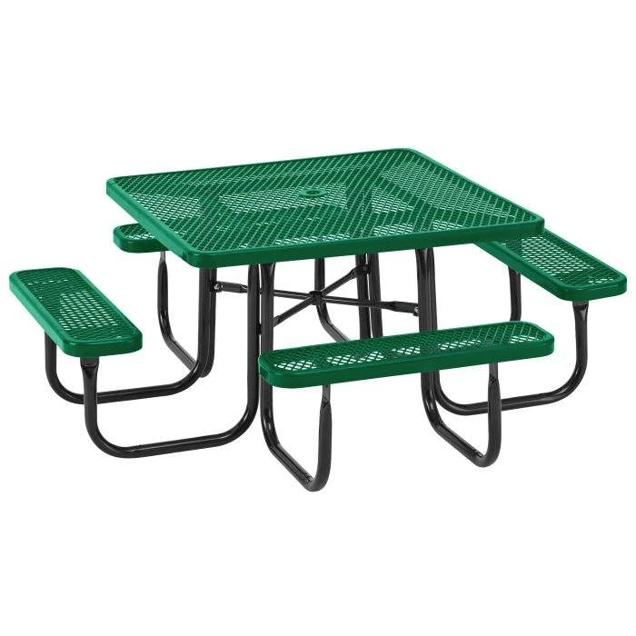 Square Metal Picnic Table