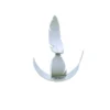 Feather shape stainless steel landscape sculpture bionic metal art outdoor